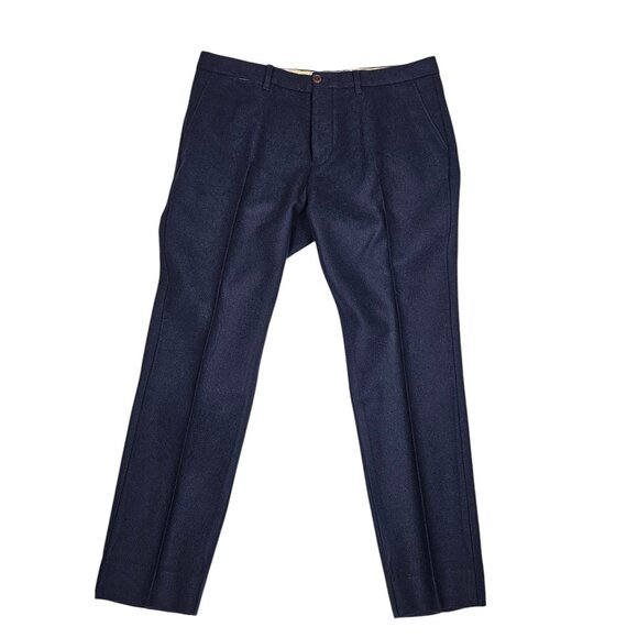 Scotch & Soda Stuart Wool Dress Pants - Men's 38x31 - Navy - Picture 11 of 12